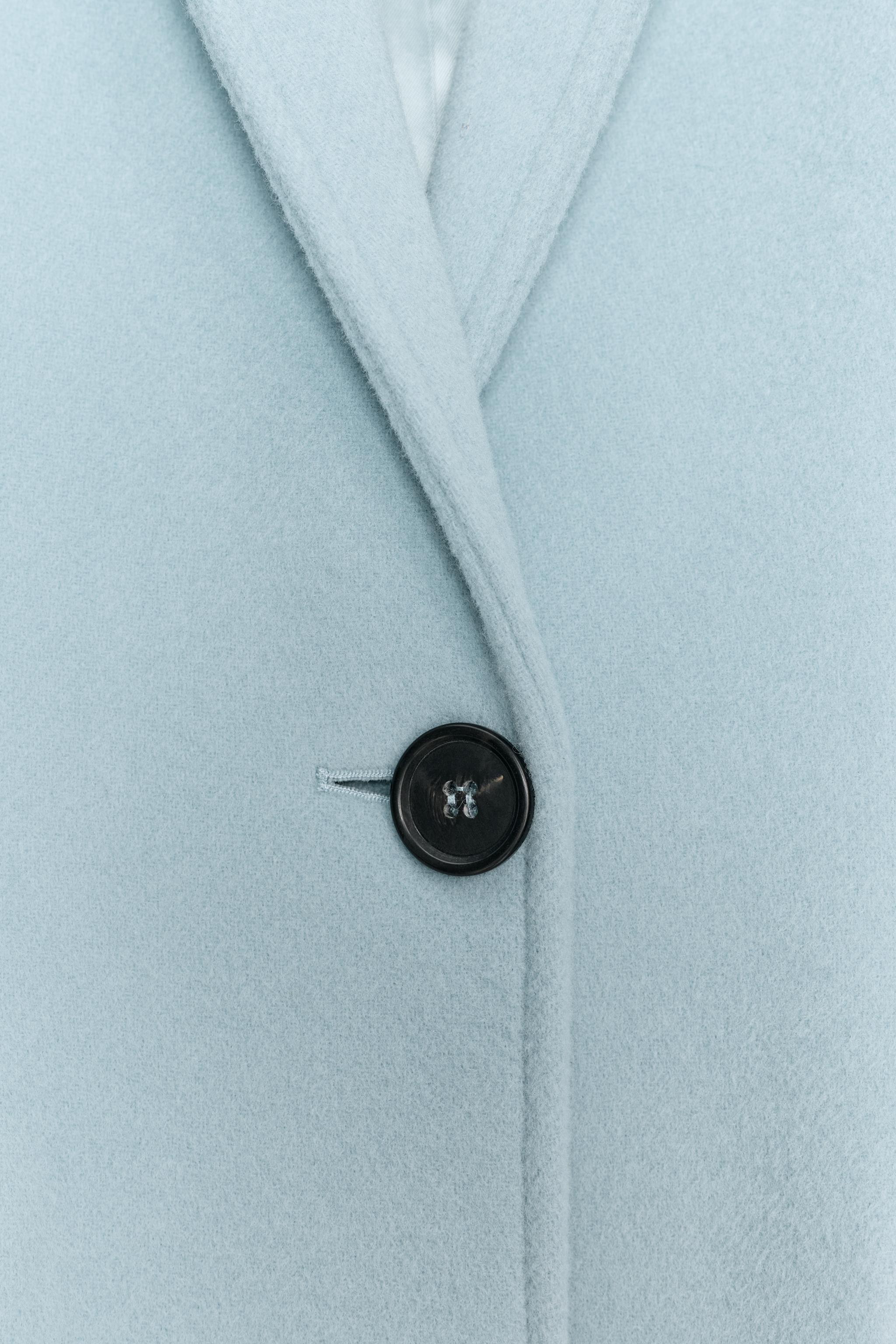 FITTED WOOL BLEND COAT ZW COLLECTION